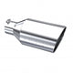 MBRP T5128 4 inch Inlet 8 inch Diameter 18 inch Long T304 Stainless Rolled End Exhaust Tip | Universal