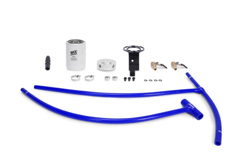 Mishimoto MMCFK-F2D-03BL Blue Coolant Filter Kit | 2003-2007 Ford F250/F350 6.0L Powerstroke