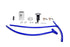 Mishimoto MMCFK-F2D-03BL Blue Coolant Filter Kit | 2003-2007 Ford F250/F350 6.0L Powerstroke