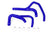 Mishimoto MMHOSE-RAM-13BL Silicone Hose Kit | 2013-2014 RAM 2500/3500 6.7L Cummins