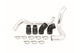 Mishimoto MMICP-DMAX-02BK Intercooler Pipe & Boot Kit | 2002-2004 GM Silverado/Sierra 2500HD/3500HD 6.6L Duramax