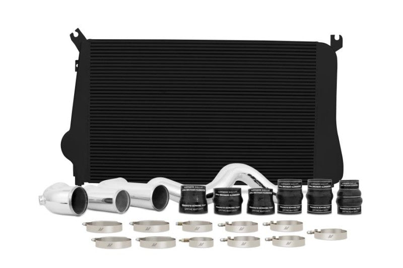 Mishimoto MMINT-DMAX-11KBK Black Intercooler Kit | 2011-2016 GM Silverado/Sierra 2500HD/3500HD 6.6L Duramax LML