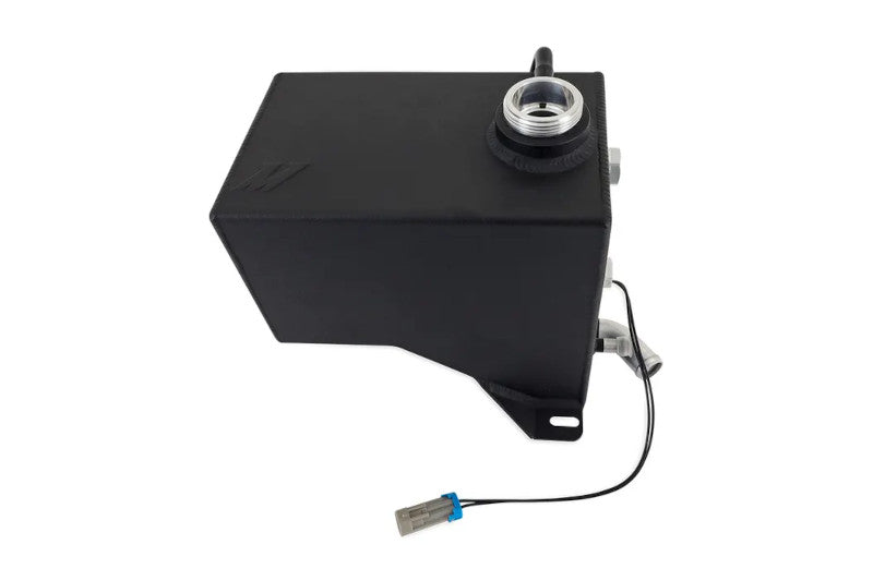 Mishimoto MMRT-DMAX-01MWBK Aluminum Degas Tank (Black) | 2001-2007 GM Silverado/Sierra 2500HD/3500HD 6.6L Duramax