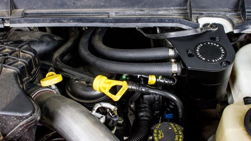 Mishimoto MMBCC-F2D-11BE Oil Catch Can | 2011-2016 Ford F250/F350 6.7L Powerstroke
