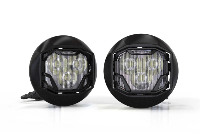 Morimoto BAF015 4Banger LED Fog Light Brackets | 2014-2018 Silverado 2500HD/3500HD