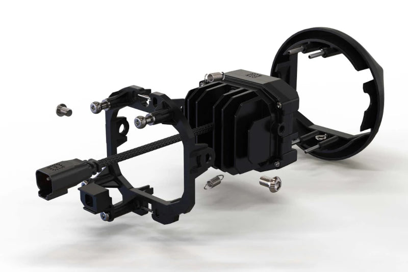 Morimoto BAF015 4Banger LED Fog Light Brackets | 2014-2018 Silverado 2500HD/3500HD