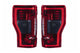 Morimoto LF351 XB LED Tail Lights Pair - Red | 2017-2022 Ford F250/F350