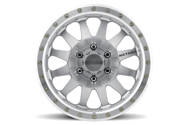 Method MR30478580300 304 Double Standard 17x8.5in Machined Clear Coat 0mm Offest Wheel | 1994-2024 Ram 2500/3500, 01-10 GM 2500/3500