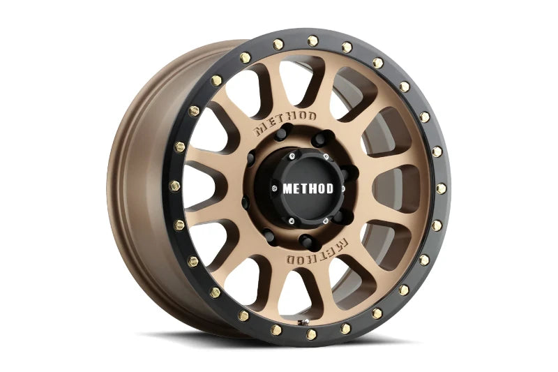 Method MR30589080918H 305-HD 18x9in NV Bronze/Black 18mm Offest Wheel | 1994-2024 Ram 2500/3500, 01-10 GM 2500/3500