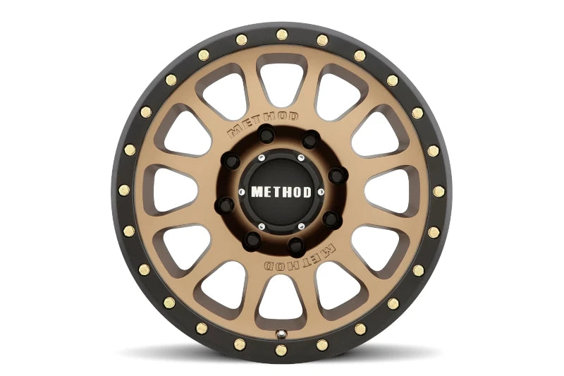Method MR30589080918H 305-HD 18x9in NV Bronze/Black 18mm Offest Wheel | 1994-2024 Ram 2500/3500, 01-10 GM 2500/3500