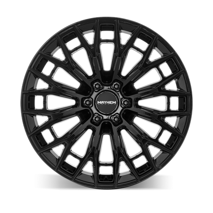 Mayhem Wheels 20x9" Cyclone Gloss Black - 18mm Offset Wheel | 2003-2026 Dodge RAM 2500/3500 SRW