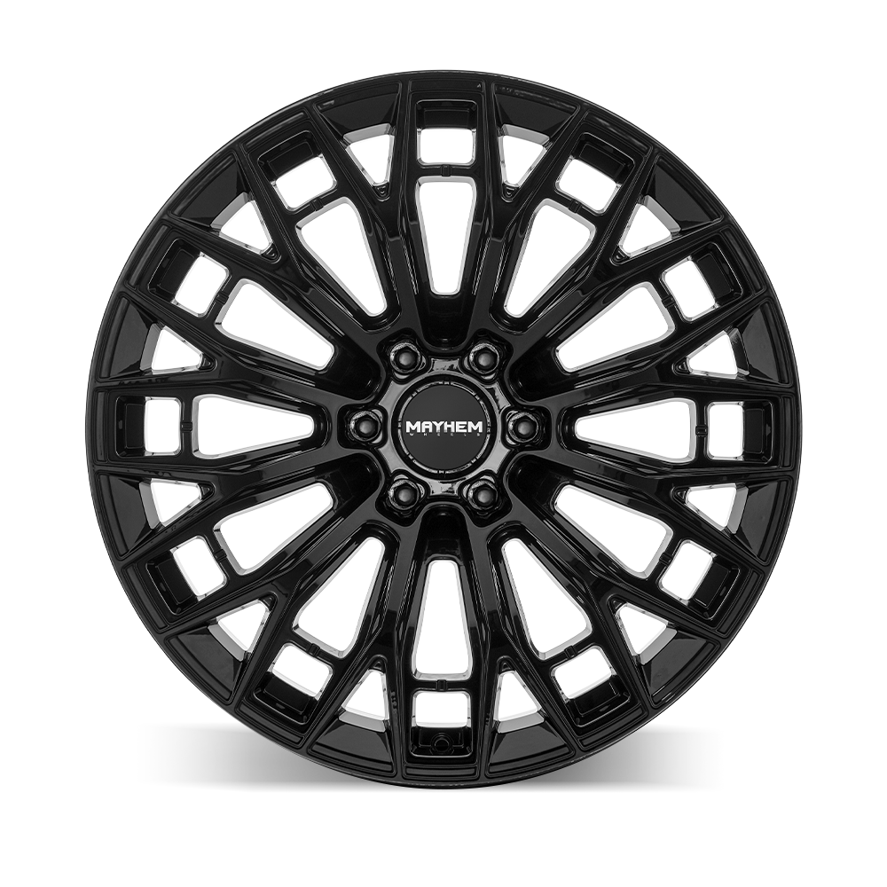 Mayhem Wheels 20x9" Cyclone Gloss Black - 0mm Offset Wheel | 2003-2026 Dodge RAM 2500/3500 SRW