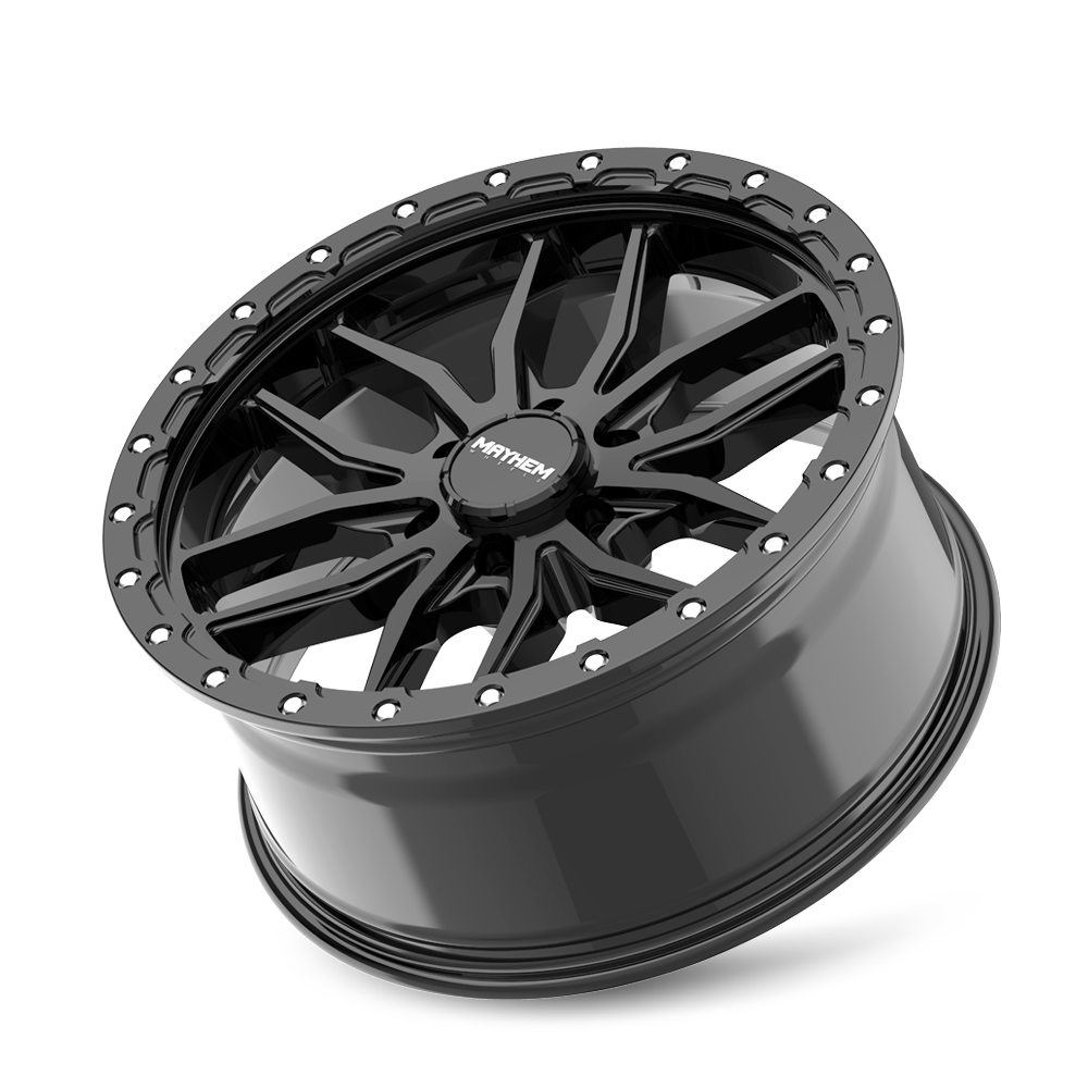 Mayhem Wheels 20x9" Vector Gloss Black - 18mm Offset Wheel | 2003-2026 Dodge RAM 2500/3500 SRW