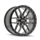 Mayhem Wheels 20x9" Vector Matte Gunmetal Black - 18mm Offset Wheel | 2011-2026 GM Sierra/Silverado 2500HD/3500HD