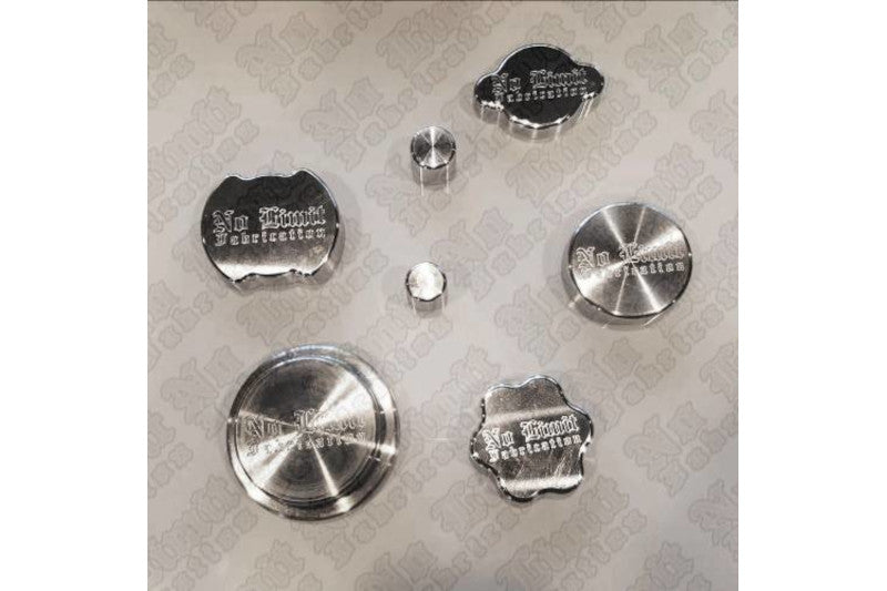 No Limit Fab 67CSP1116 Polished Complete Cap Set | 2011-2016 Ford F250/F350 6.7L Powerstroke