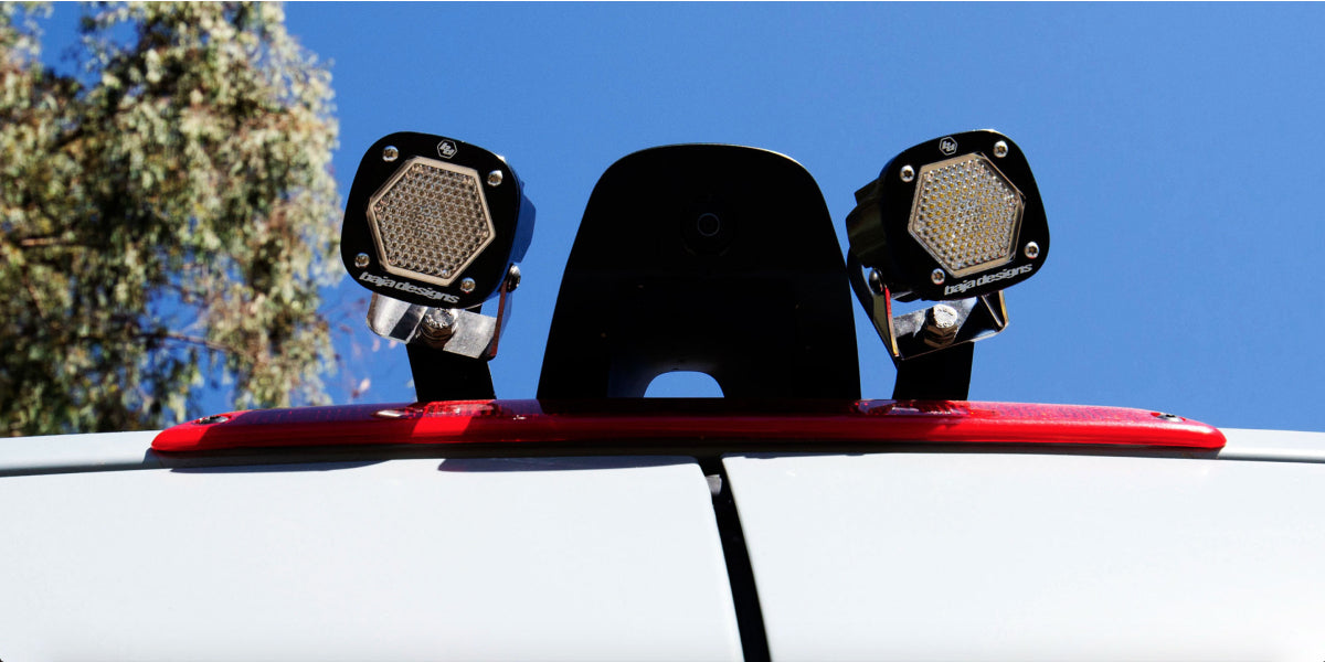 Baja Designs 380006 S1 Work/Scene LED Light with Mounting Bracket Single | Universal