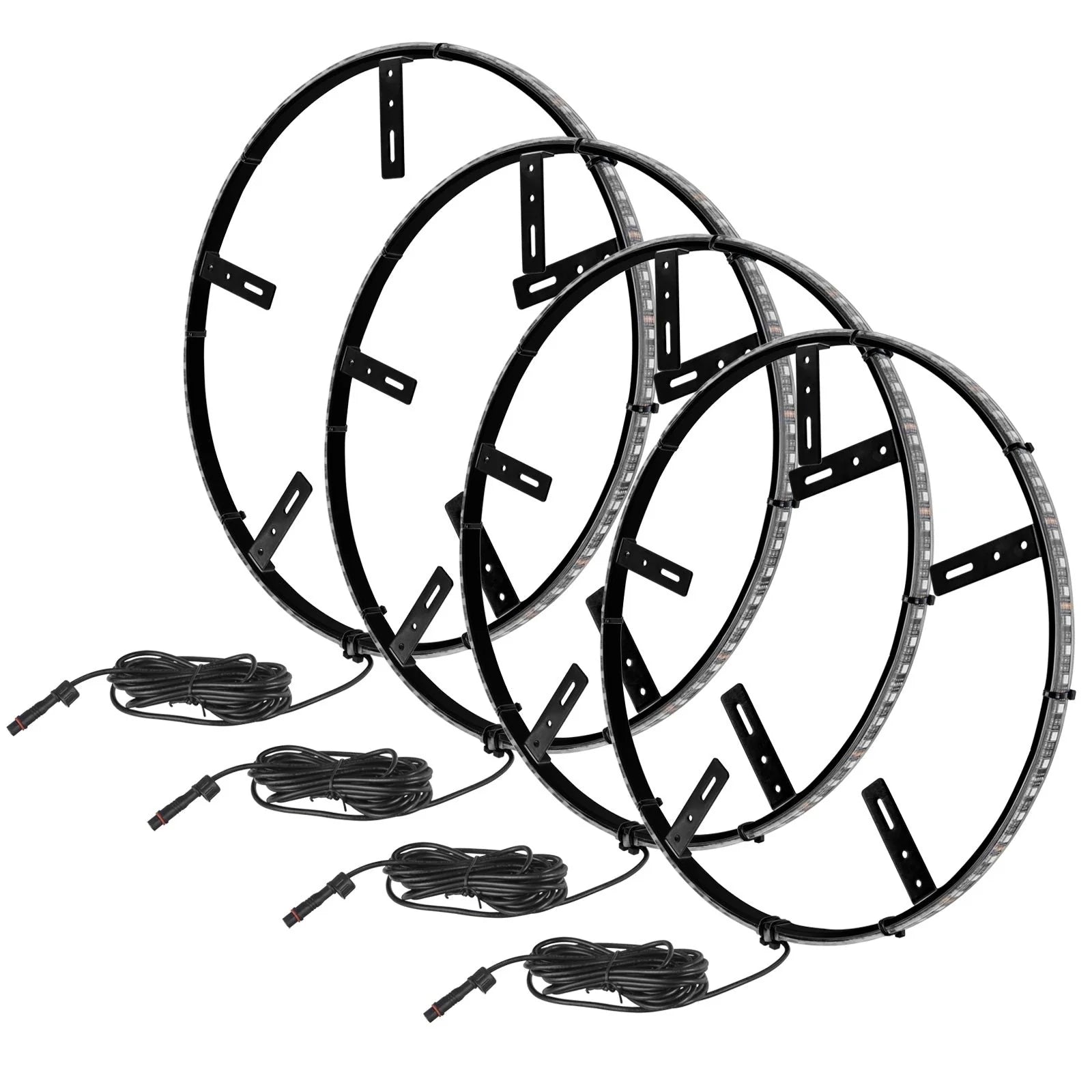 Oracle 4210-334 15 inch ColorShift Single Row LED Wheel Rings | Universal