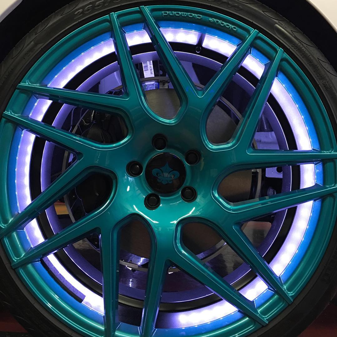 Oracle 4210-334 15 inch ColorShift Single Row LED Wheel Rings | Universal