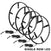 Oracle 4215-010 Single Row Aqua LED Wheel Rings | Universal