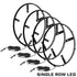 Oracle 4215-010 Single Row Aqua LED Wheel Rings | Universal