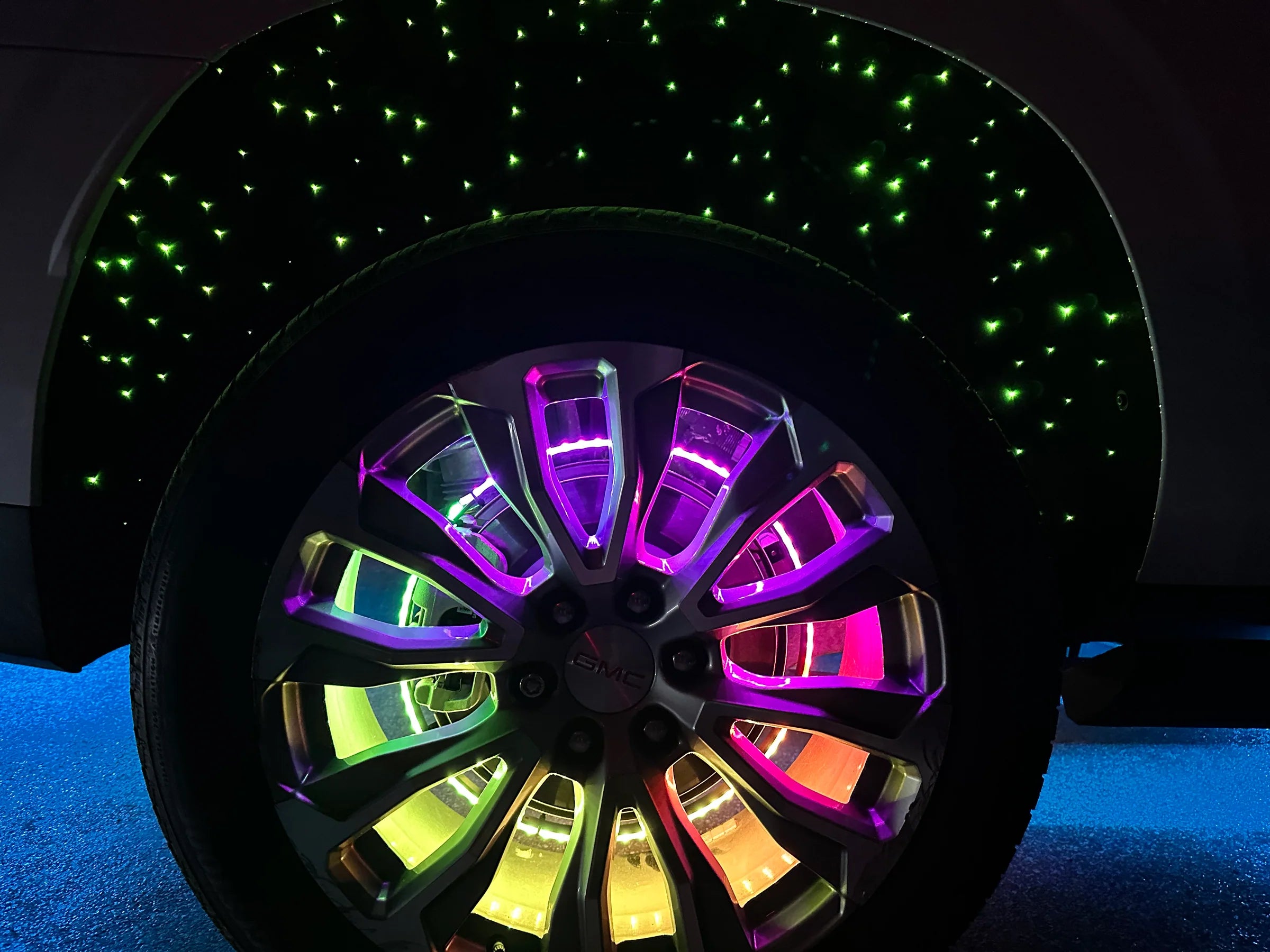 Oracle 4215-332 Dynamic ColorShift LED Wheel Rings | Universal