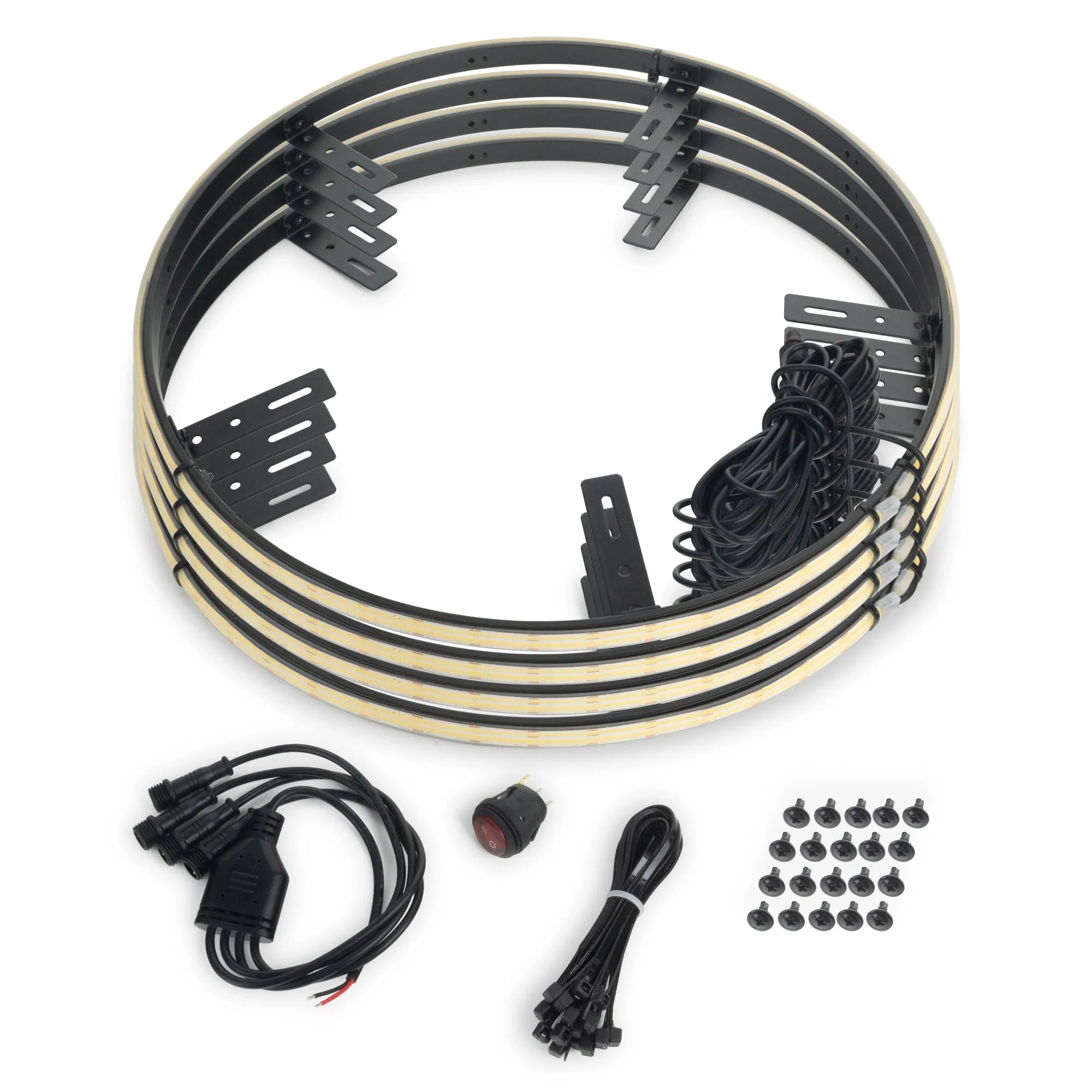 Oracle 4238-051 Plasma White LED Wheel Rings | Universal