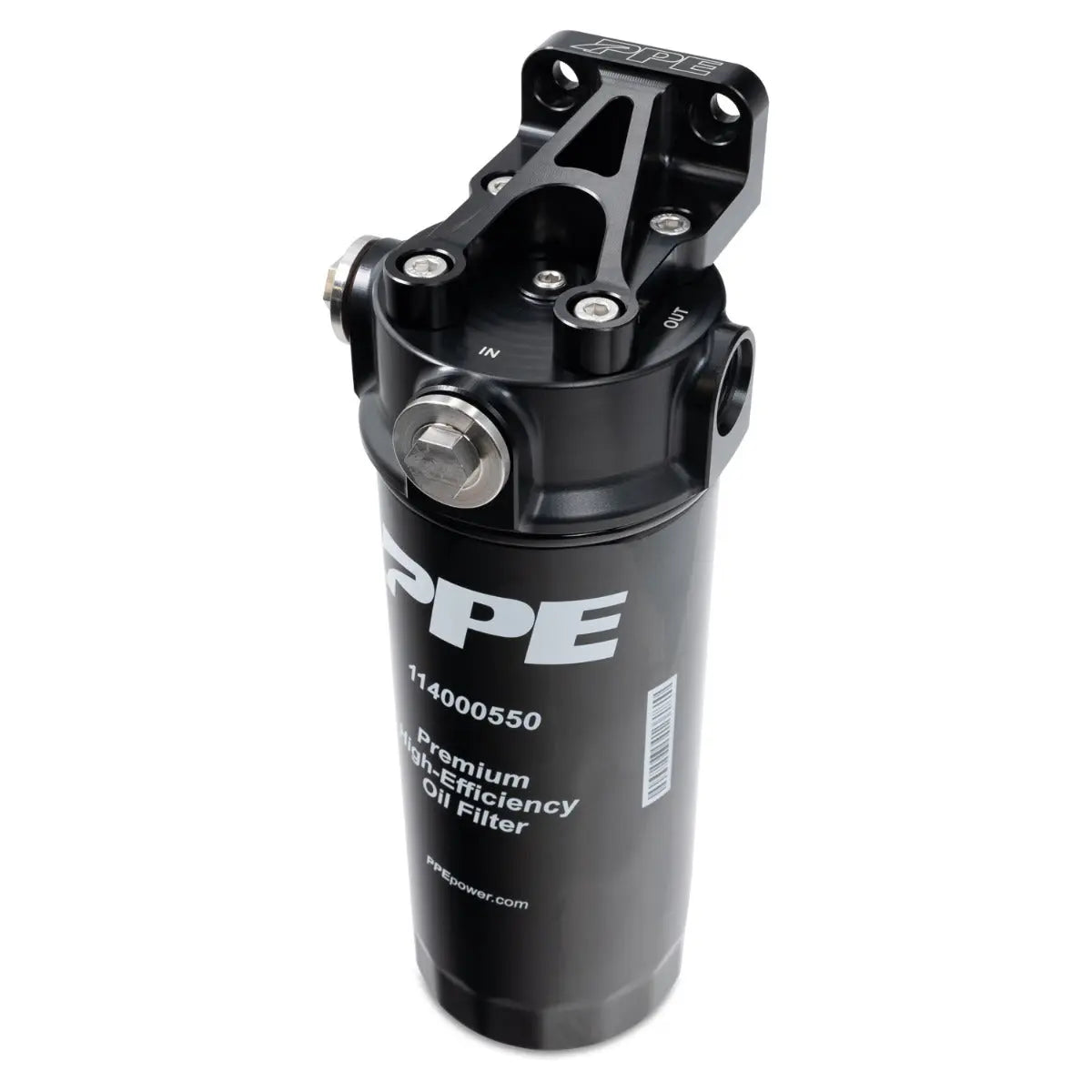 PPE 114002100 Oil Filter Mount Aluminum Billet | PPE/GM Filter Applications