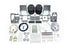 PacBrake HP10387 Double Convoluted Air Spring Suspension | 2011-2016 Ford F250/F350