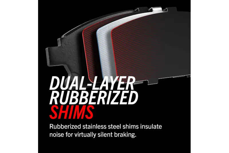 PowerStop 16-898 Z16 Evolution Clean Ride Ceramic Brake Pads - Rear | 2011-2024 RAM 1500