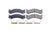 PowerStop 17-784 Z17 Evolution Plus Ceramic Brake Pads - Front | 1999-2010 GM Silverado/Sierra 1500/2500HD/3500HD
