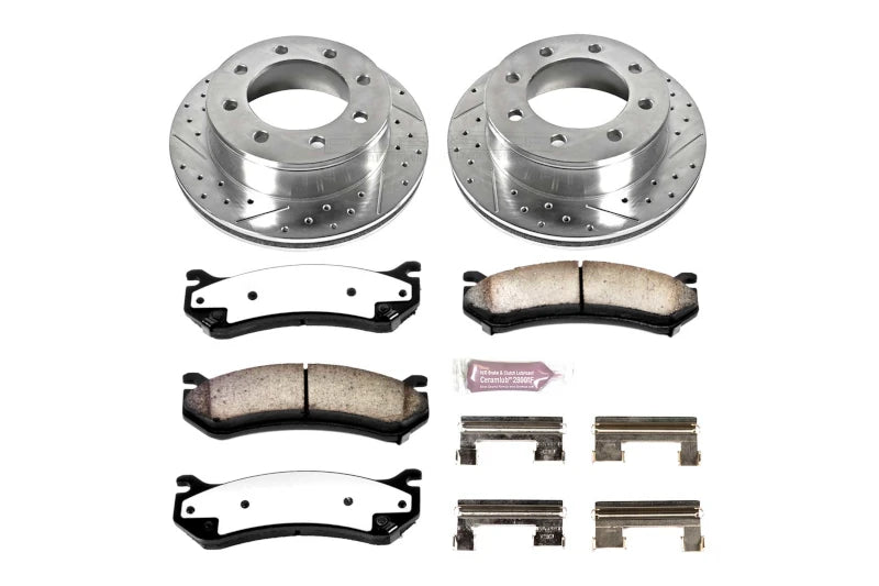 PowerStop K2041-36 Z36 Truck & Tow Rear Brake Kit | 1999-2010 GM Silverado/Sierra 1500/2500HD/3500HD