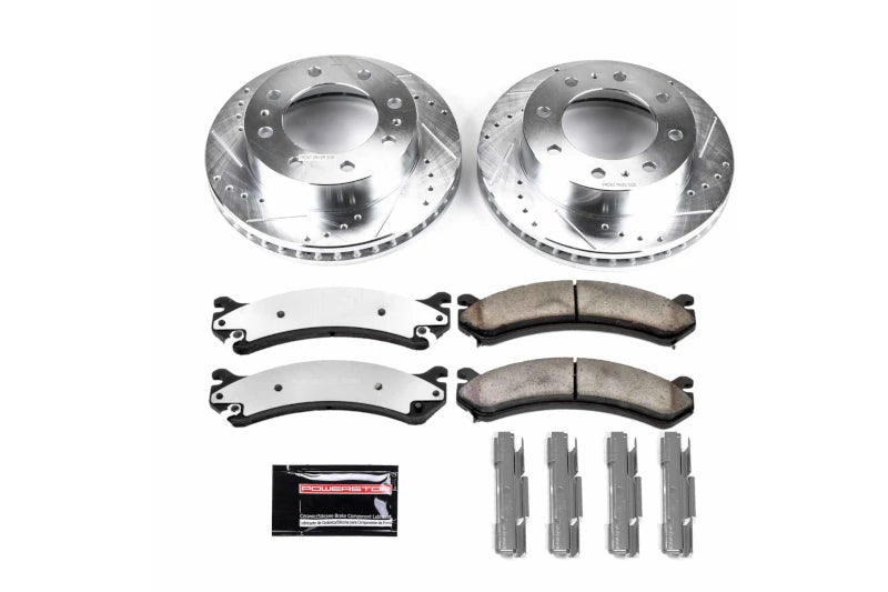 Powerstop K2071-36 Z36 Truck & Tow Front Brake Kit | 2001-2010 GM Silverado/Sierra 2500HD/3500HD