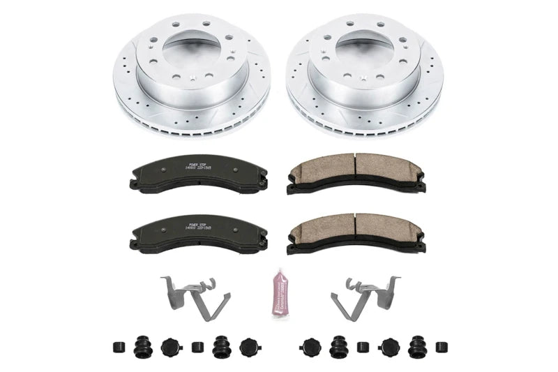 Powerstop K6258 Z23 Evolution Sport Brake Front Kit | 2012-2019 GM Silverado/Sierra 2500HD/3500HD