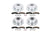 PowerStop K6992 Z23 Evolution Sport Brake Front & Rear Kit | 2015-2019 GM Silverado/Sierra 2500HD/3500HD