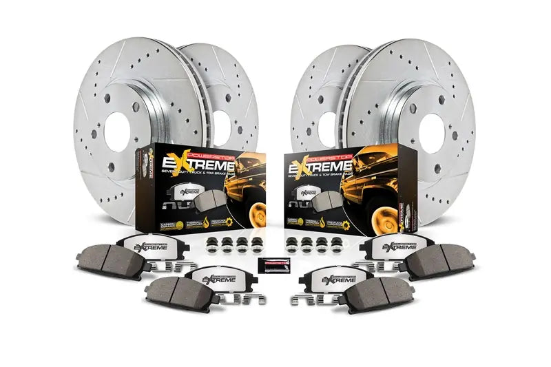 PowerStop K8639-36 Z36 Truck & Tow Front & Rear Brake Upgrade Kit | 2019-2024 RAM 3500
