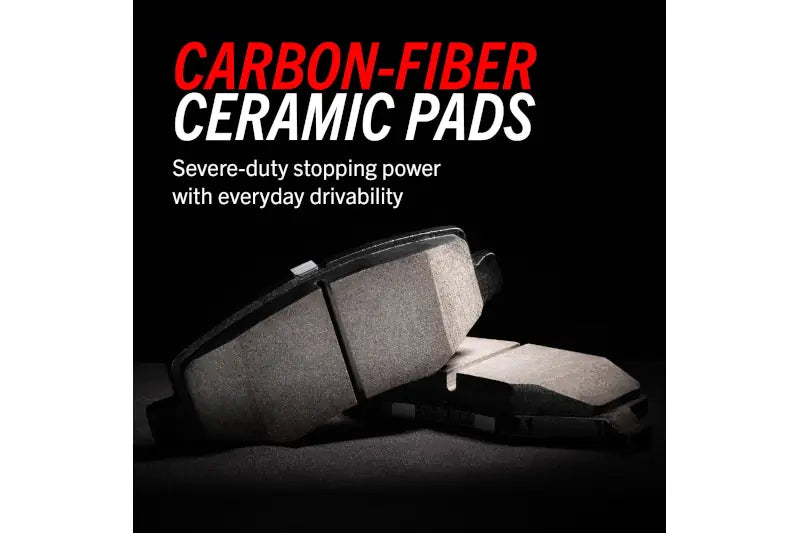 PowerStop Z36-1335 Truck & Tow Carbon-Fiber Ceramic Brake Pads - Rear | 2019-2023 RAM 2500/3500 6.7L Cummins