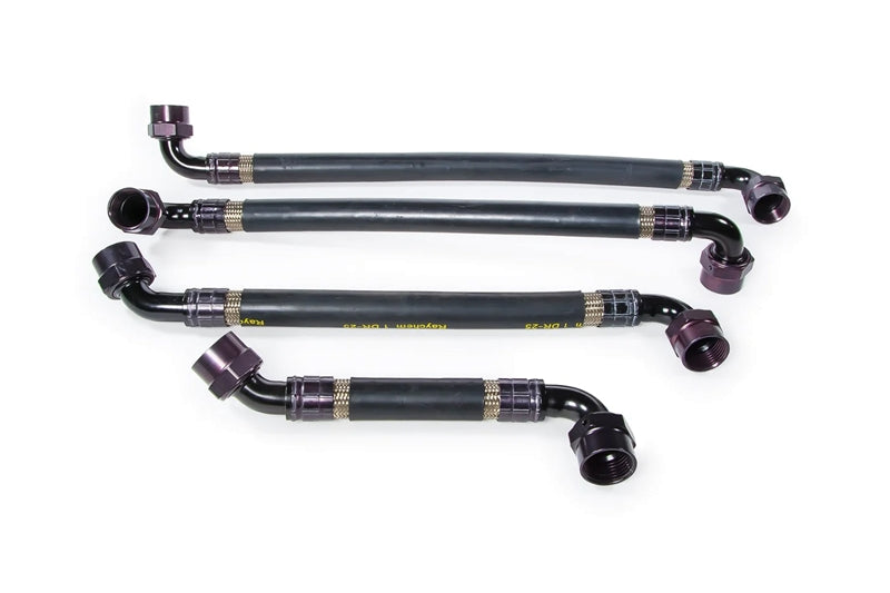 PPE 114051300 Dry Sump Oil Line Kit | 2001-2016 GM Silverado/Sierra 2500HD/3500HD 6.6L Duramax