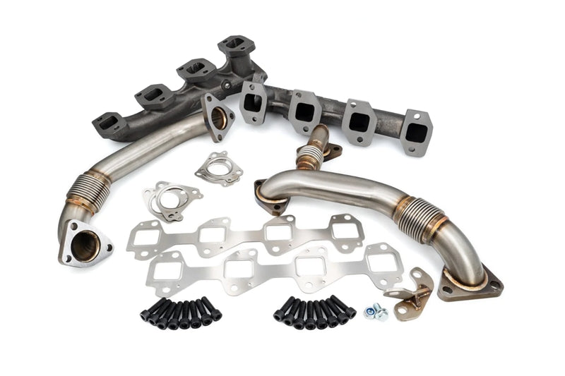 PPE 116111800 Exhaust Manifolds & Up-Pipes | 2007.5-2010 GM Silverado/Sierra 2500HD/3500HD 6.6L Duramax LMM