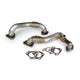 PPE 116120405 High Flow Up-Pipes | 2004.5-2005 GM Silverado/Sierra 2500HD/3500HD 6.6L Duramax LLY