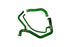 PPE 119023100 Green Upper & Lower Coolant Hose Kit | 2001-2005 GM Silverado/Sierra 2500HD/3500HD 6.6L Duramax