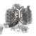 PPE 315054010 Zilla Intake Manifold and Turbo Inlet Kit w/ Brushed Finish | 2020-2025 Ford 6.7L Powerstroke