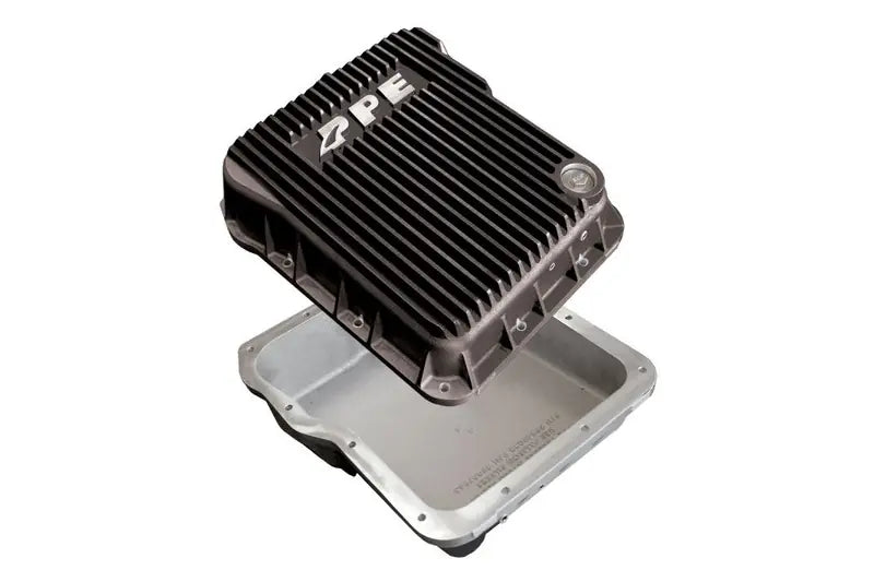 PPE 128052010 Brushed Standard Profile Transmission Pan | 2001-2019 GM Silverado/Sierra 2500HD/3500HD 6.6L Duramax