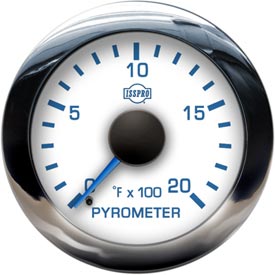 Isspro R13032 EV2 2-1/16 inch 0-2000F Pyrometer Gauge Kit | Universal