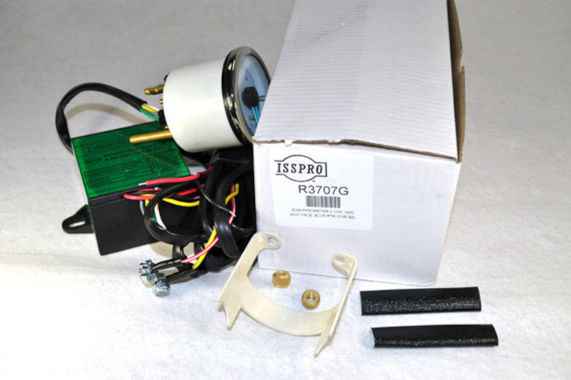 Isspro R3707G EV2 2-1/16 inch 0-1500F Pyrometer - White Face Chrome Bezel | Universal