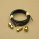 Isspro R7110-10 10-Foot Oil-Boost Preesure Tubing Kit with Adapters | Universal