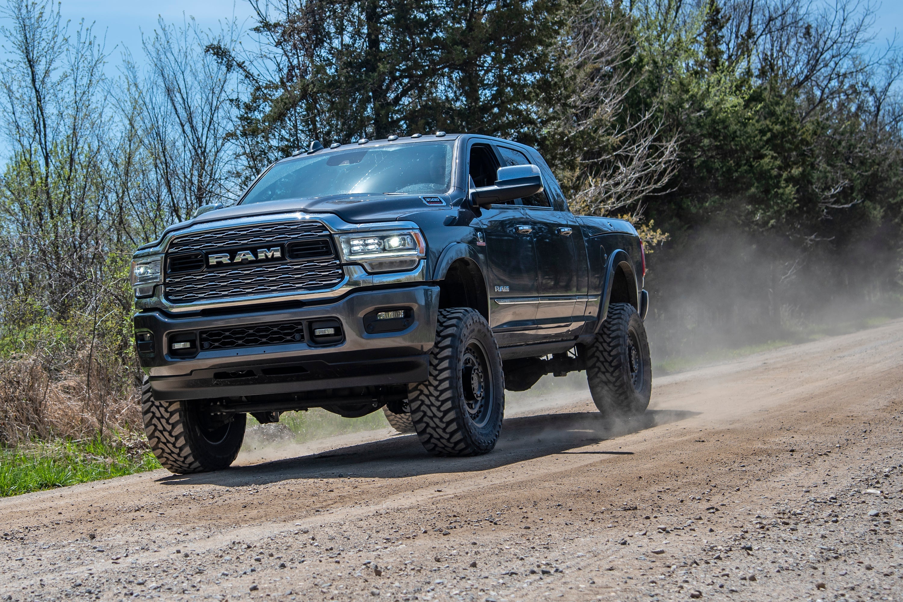 BDS 1650H 6" inch 4-Link Lift Kit with NX2 Nitro Shocks - 8 Bolt | 2013-2018 RAM 3500 6.7L Cummins 4WD Air Ride