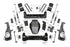 Rough Country 10230A 5 inch NTD Lift Kit | 2020-2024 GM Silverado/Sierra 2500HD/3500HD