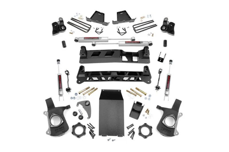 Rough Country 27220A 6 inch Non-Torsion Drop Suspension Lift Kit | 1999-2006 GM Silverado/Sierra 1500