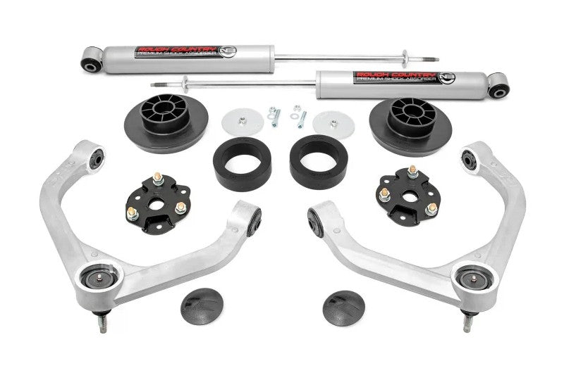 Rough Country 31430 3.5 inch Bolt-On Lift Kit with Rear N3 Shocks | 2019 RAM 1500