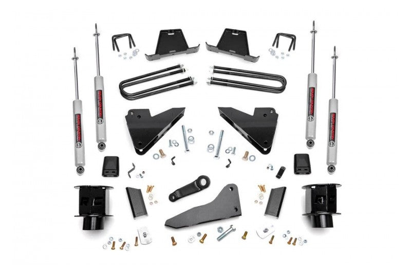 Rough Country 35620 5 inch Radius Arm Drop Coil Spacer Suspension Lift Kit | 2013-2015 RAM 3500